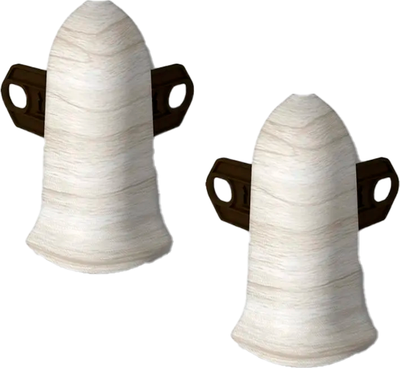 Уголок для плинтуса Ideal Классик 267 Клен белый (5.5см, 2шт, наружный, флоупак)