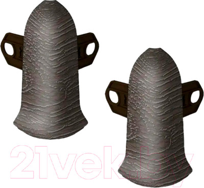 Уголок для плинтуса Ideal Классик 303 Венге темный (5.5см, 2шт, наружный, флоупак)