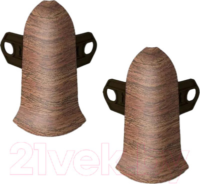 Уголок для плинтуса Ideal Классик 341 Ольха (5.5см, 2шт, наружный, флоупак)