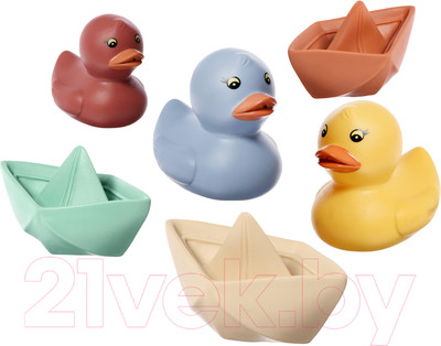 Набор игрушек для ванной Крошка Я Уточки и кораблики SL-06932 / 10122469