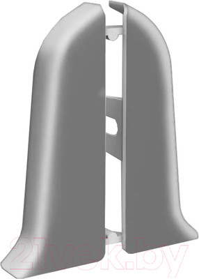 Заглушка для плинтуса Ideal Классик 081 Серебристый (5.5см, 2шт, флоупак)