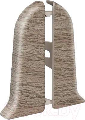 Заглушка для плинтуса Ideal Классик 205 Дуб капучино (5.5см, 2шт, флоупак)