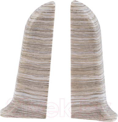 Заглушка для плинтуса Ideal Классик 253 Ясень серый (5.5см, 2шт, флоупак)