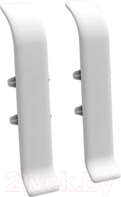 Соединитель для плинтуса Ideal Классик 001 Белый (5.5см, 2шт, флоупак)