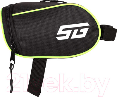 Сумка велосипедная STG FB-004 / Х113124 (черный/зеленый)