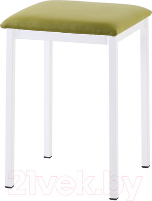 Табурет AMC Comfort 7 Г К6.11 (кожзам оливковый/белый)