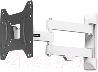 Кронштейн для телевизора Hama 00220855 (белый/черный)