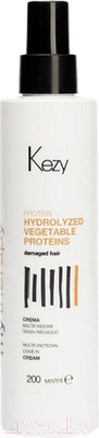 Крем для волос Kezy Crema Multifunzione Senza Risciaquo Несмываемый протеиновый (200мл)