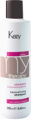 Оттеночный шампунь для волос Kezy Neutralizing Нейтрализирующий желтизну (250мл)