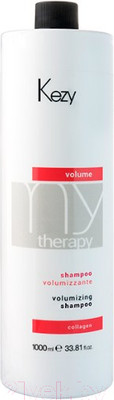 Шампунь для волос Kezy Volumizing Для придания объема с морским коллагеном (1л)