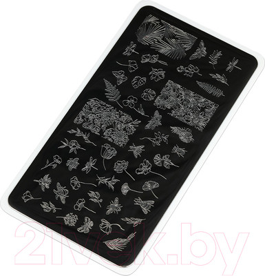 Пластина для стемпинга E.Mi №10 Ботаника