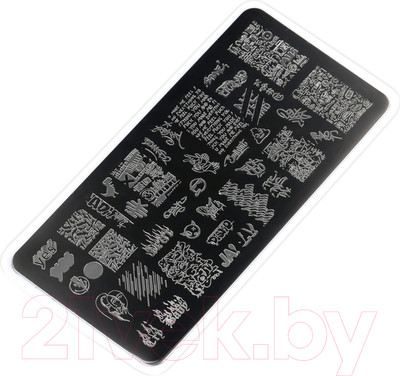 Пластина для стемпинга E.Mi №2 Граффити