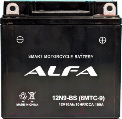 Мотоаккумулятор ALFA battery 12N9-BS / 12N9-4B-1