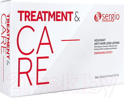 Ампулы для волос Sergio Professional От выпадения восстанавливающий комплекс (10x10мл)