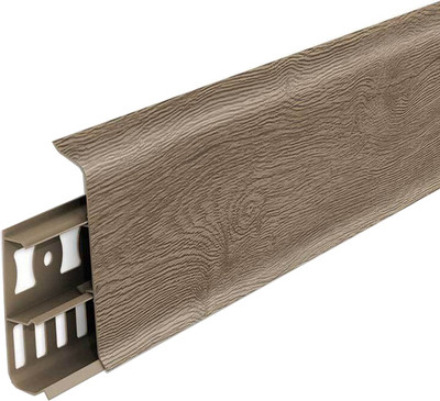 Плинтус Ideal Деконика 205 85мм (2.2м, дуб капучино)