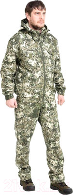 Костюм для охоты и рыбалки Helios Тайган T-KS-T-M4293-5XL-2 (р.60-62/182-188, КМФ мох)