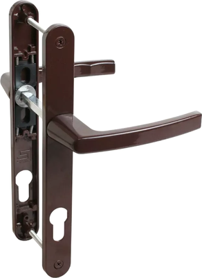 Ручка дверная БУЛАТ Урал 85.70.25.02.8017 (коричневый)