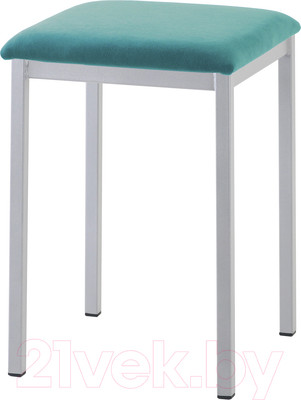 Табурет AMC Comfort 7 Г Т5.13 (ткань бирюзовый/серебристый)