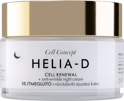Крем для лица Helia-D Cell Concept Обновление клеток Ночной против морщин 55+ (50мл)