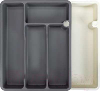 Органайзер для столовых приборов Phibo 434231811 (серый)