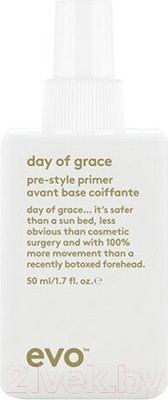 Спрей для укладки волос EVO Labs Day Of Grace Pre-Style Primer Несмываемый с термозащитой (50мл)