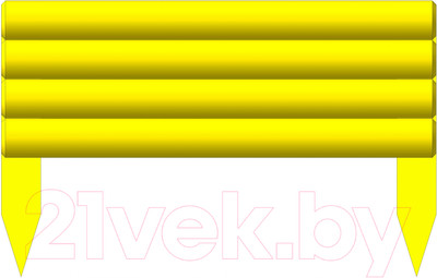 Бордюр садовый Массив-Древ Тополек D50xH200(350)xL550