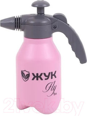 Опрыскиватель помповый Жук Fly / 9897-00 (1л, розовый)