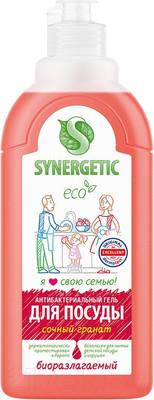 Средство для мытья посуды Synergetic С ароматом граната (500мл)
