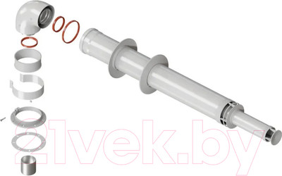 Дымоход для котла Hubert d60/100 универсальный антилед