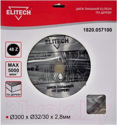 Пильный диск Elitech 1820.057100 / 187798