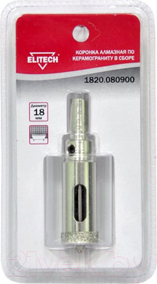 Коронка Elitech 1820.080900