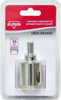 Коронка Elitech 1820.081600