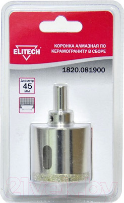 Коронка Elitech 1820.081900