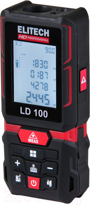 Лазерный дальномер Elitech LD 80