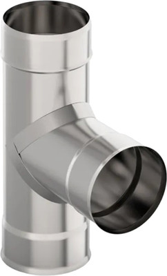 Тройник для дымохода UMKPRO 90 ф 130 AISI 439/1.0мм (К) h=310мм