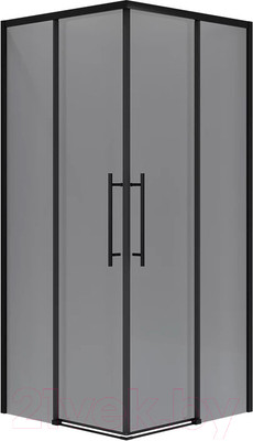 Душевой уголок Niagara NG-2828-34BLACK 80x80x195 (черный матовый/тонированное стекло)
