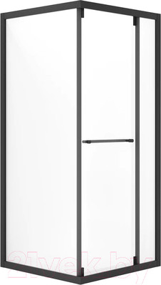 Душевой уголок Niagara NG-6835-34BLACK 100x100x195 (черный матовый/прозрачное стекло)