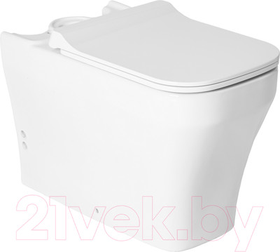 Чаша унитаза напольного Quarter Bath 70CG06001 сиденье Slim с микролифом (без бачка)