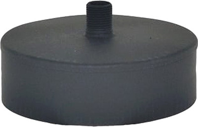 Заглушка дымохода КПД 0.7мм ф150 С конденсатоотводом (черный)