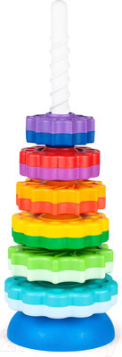 Развивающая игрушка Fancy Пирамидка. Веселые шестеренки / SPIN01