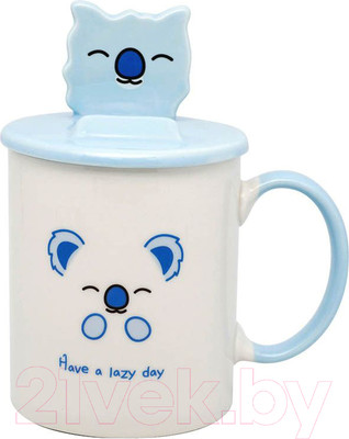 Кружка Miniso Cartoon Series / 2560 (с крышкой)