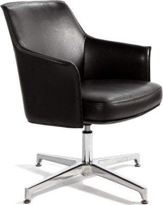 Кресло офисное Norden Бордо CF / C1918 CF Brown (экокожа темно-коричневый)