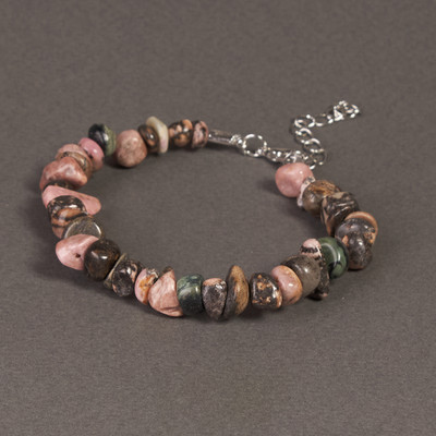 Браслет Wolves Родонит 3019