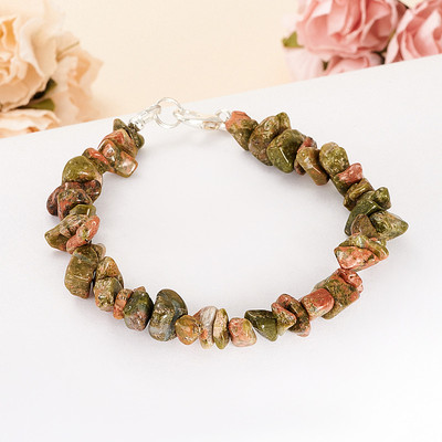 Браслет Wolves Унакит 3025