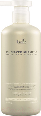 Оттеночный шампунь для волос La'dor ASH Silver Shampoo (300мл)