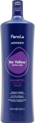 Оттеночный шампунь для волос Fanola Wonder No Yellow Антижелтый (1л)