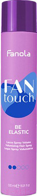 Лак для укладки волос Fanola Fan Touch Be Elastic Средней фиксации (500мл)
