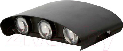 Бра уличное INhome TWIN-8B 8Вт 3000К IP54 / 4690612051963 (черный)