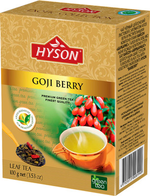Чай листовой Hyson Ягода Годжи зеленый байховый (100г)