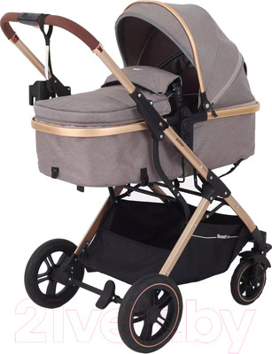 Детская универсальная коляска Rant Basic Pulsar Gold 2 в 1 / RA160  (Beige)